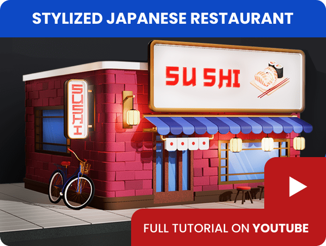 Stylized Japanese Restaurant